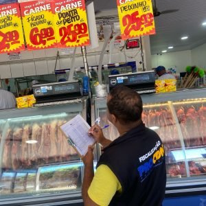 venda de carne fresca moída deve ser realizada na presença do consumidor, sendo proibido mantê-la estocada nesse estado nos estabelecimentos.